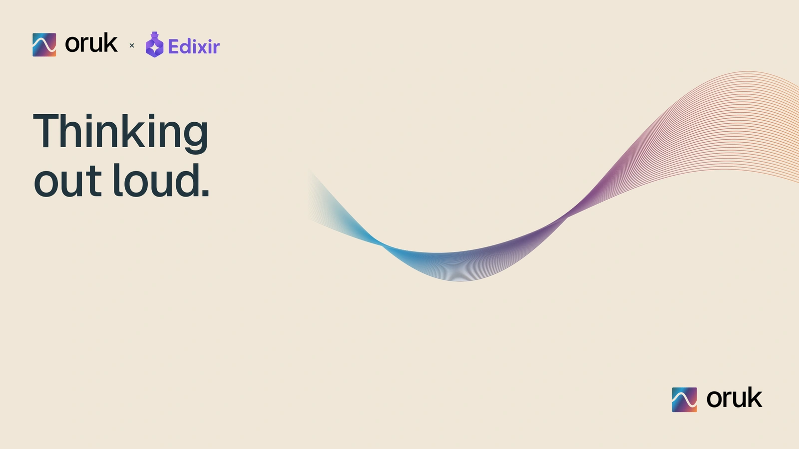 Oruk and Edixir: learning out loud